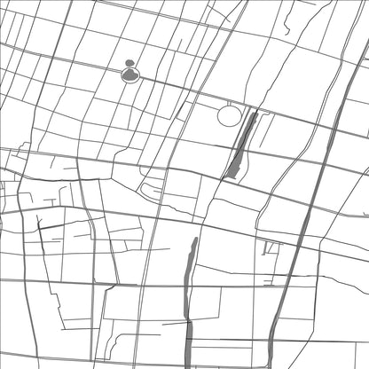 ROAD MAP OF CIXI, CHINA BY MAPBAKES