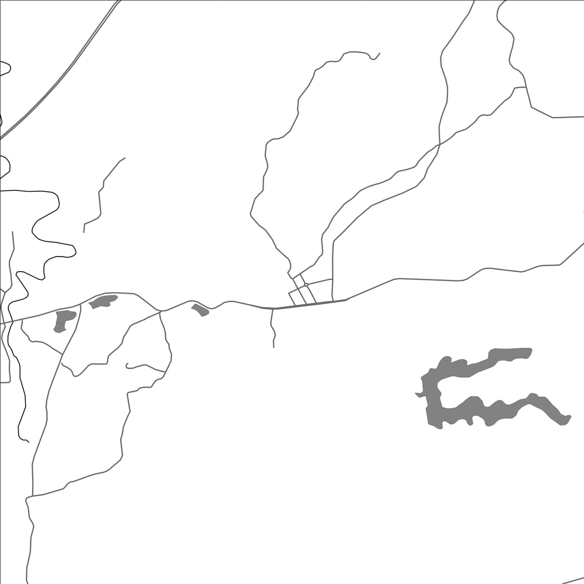 ROAD MAP OF CIYUN, CHINA BY MAPBAKES