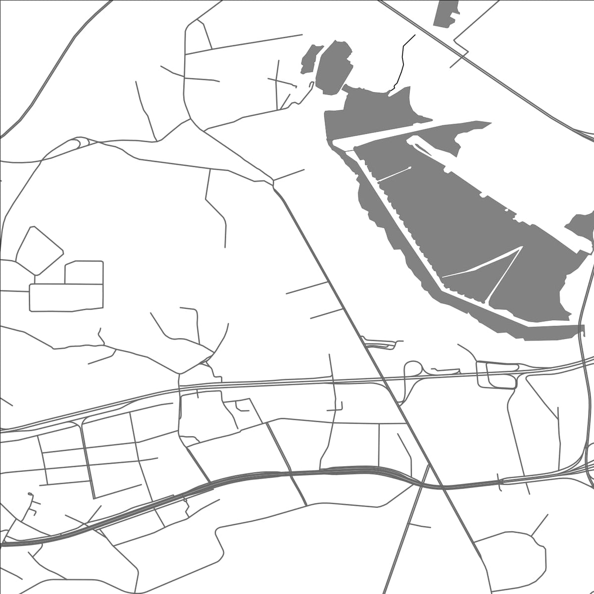ROAD MAP OF DALIANWAN, CHINA BY MAPBAKES