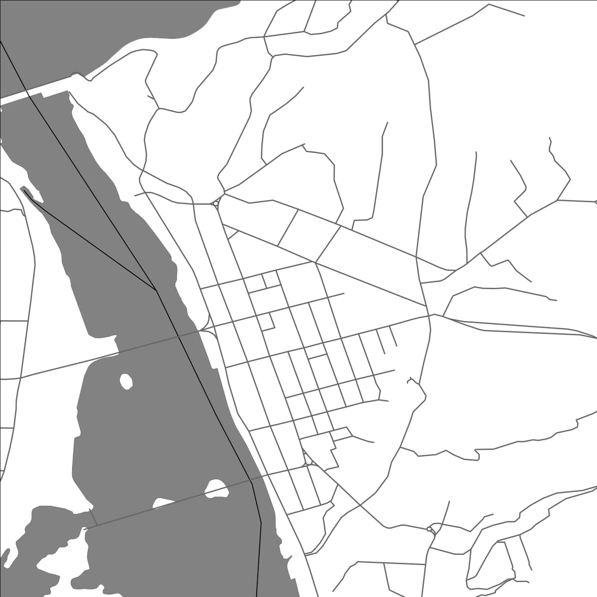 ROAD MAP OF DANJIANGKOU, CHINA BY MAPBAKES