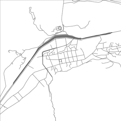 ROAD MAP OF DAOCHENG, CHINA BY MAPBAKES