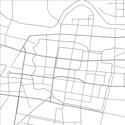 ROAD MAP OF DENGZHOU, CHINA BY MAPBAKES