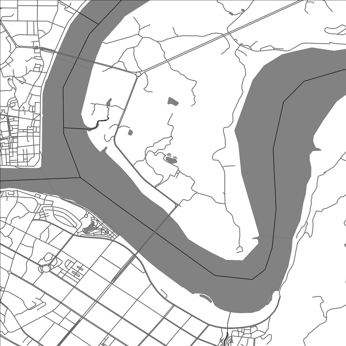ROAD MAP OF DIAOYUCHENG, CHINA BY MAPBAKES