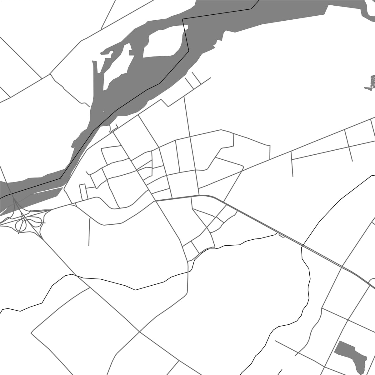 ROAD MAP OF DINGCHENG, CHINA BY MAPBAKES