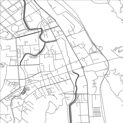 ROAD MAP OF DINGXI, CHINA BY MAPBAKES