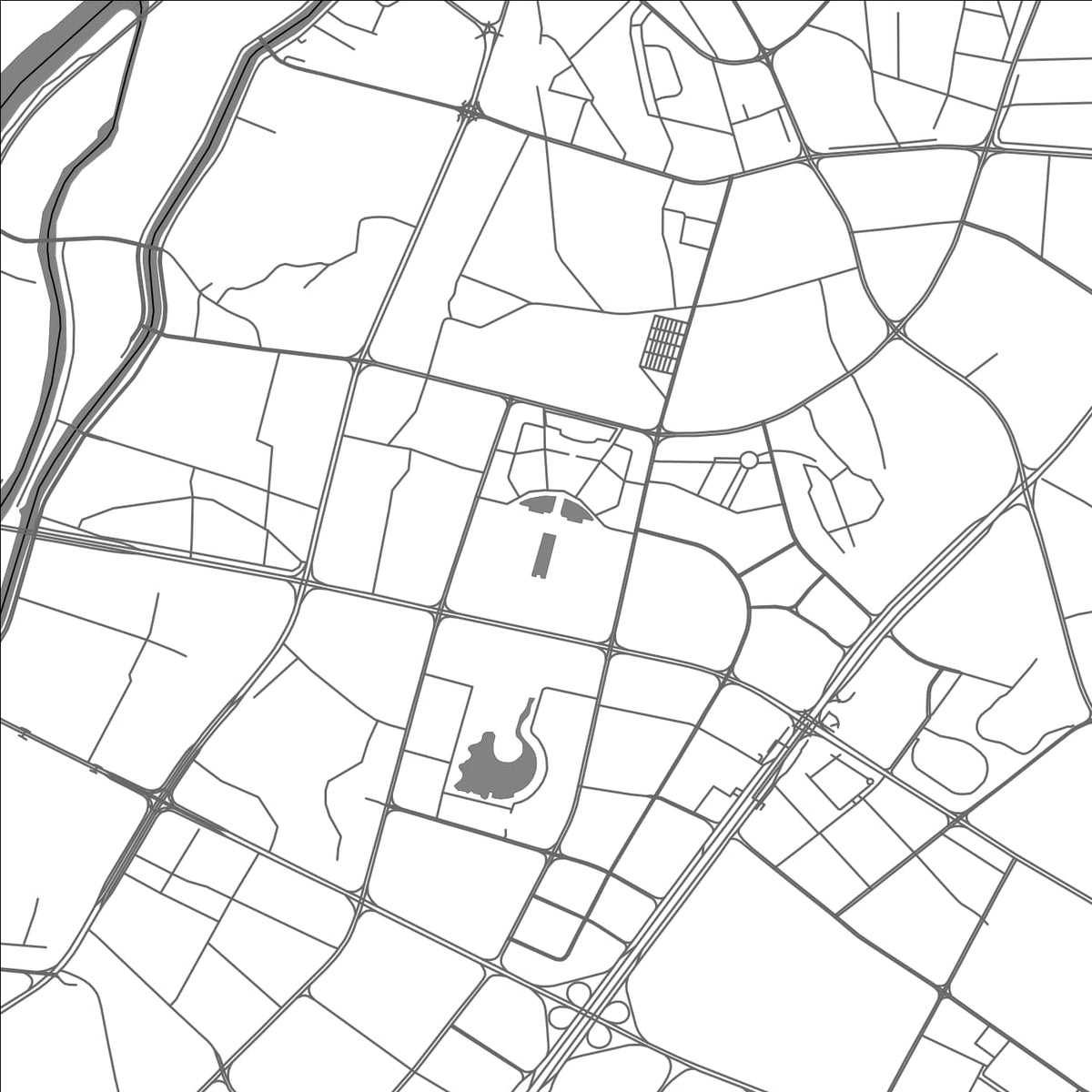 ROAD MAP OF DONGGUAN, CHINA BY MAPBAKES