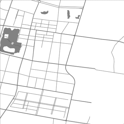 ROAD MAP OF DONGTA, CHINA BY MAPBAKES