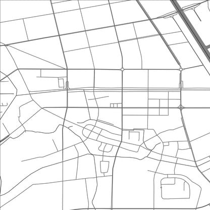 ROAD MAP OF DONGTAI, CHINA BY MAPBAKES