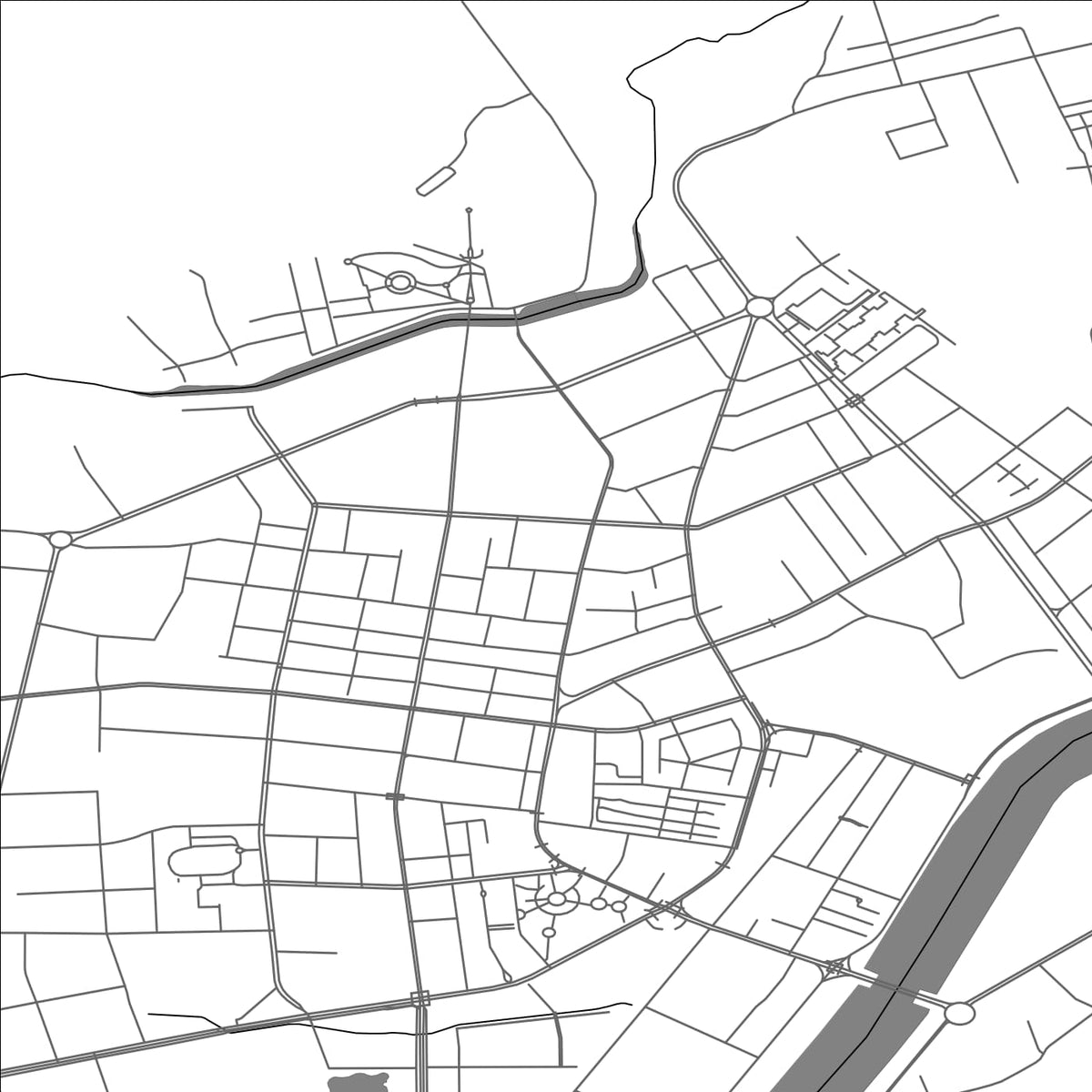 ROAD MAP OF DUNHUA, CHINA BY MAPBAKES