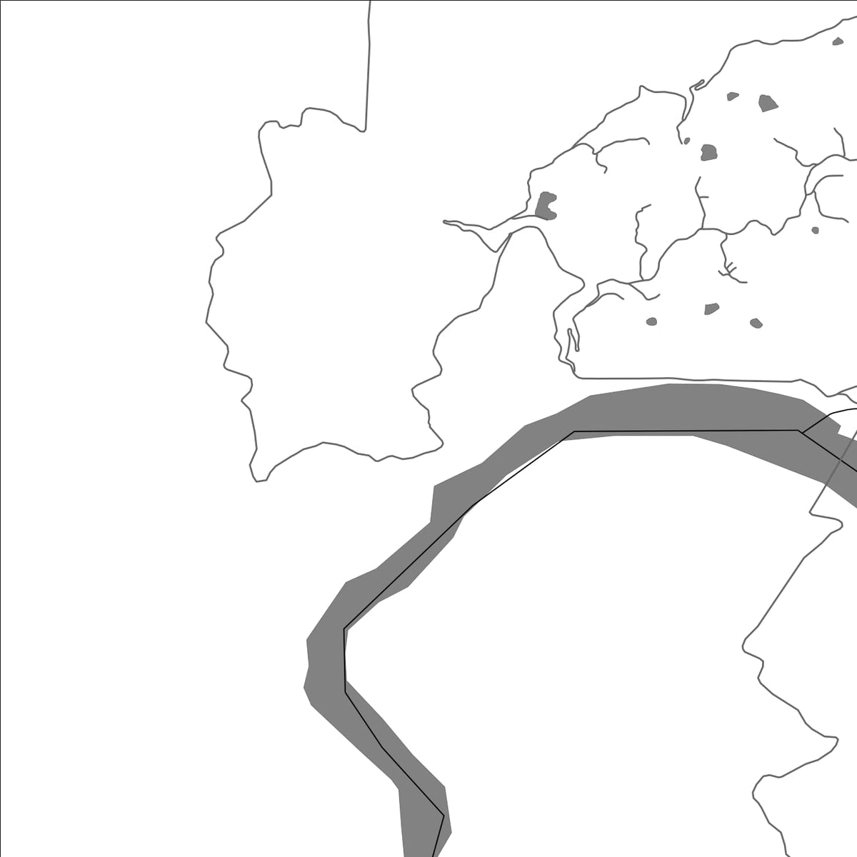 ROAD MAP OF DUSHI, CHINA BY MAPBAKES