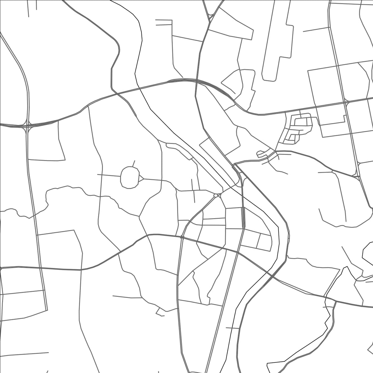 ROAD MAP OF ENSHI, CHINA BY MAPBAKES