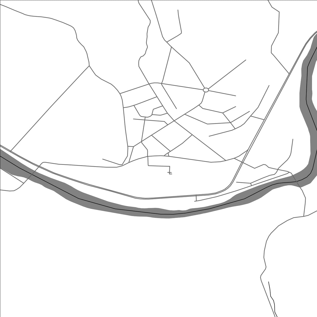 ROAD MAP OF ERDAOJIANG, CHINA BY MAPBAKES