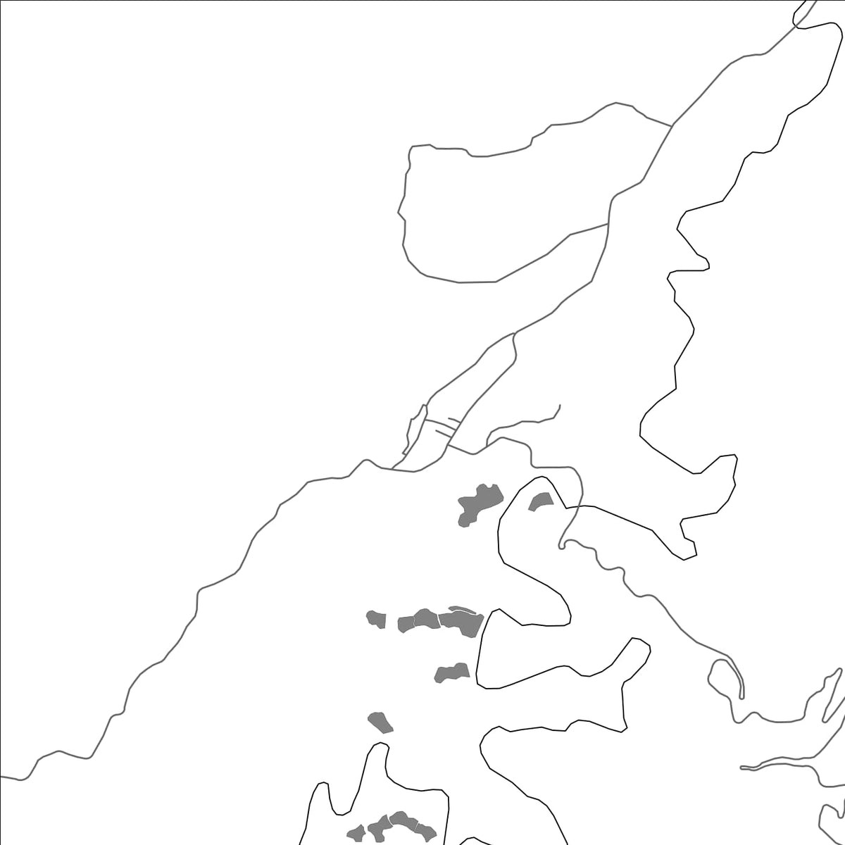 ROAD MAP OF ERSHENG, CHINA BY MAPBAKES