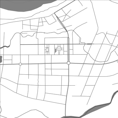 ROAD MAP OF FENGCHENG, CHINA BY MAPBAKES