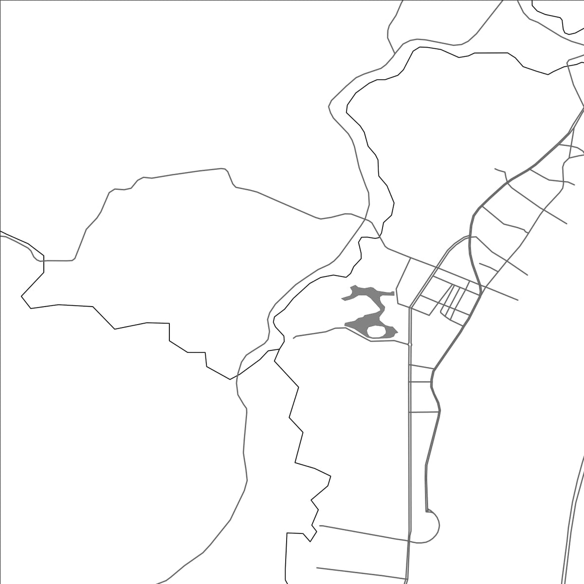 ROAD MAP OF FENGGANG, CHINA BY MAPBAKES