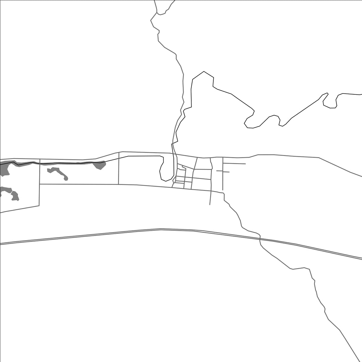ROAD MAP OF FENGGAO, CHINA BY MAPBAKES