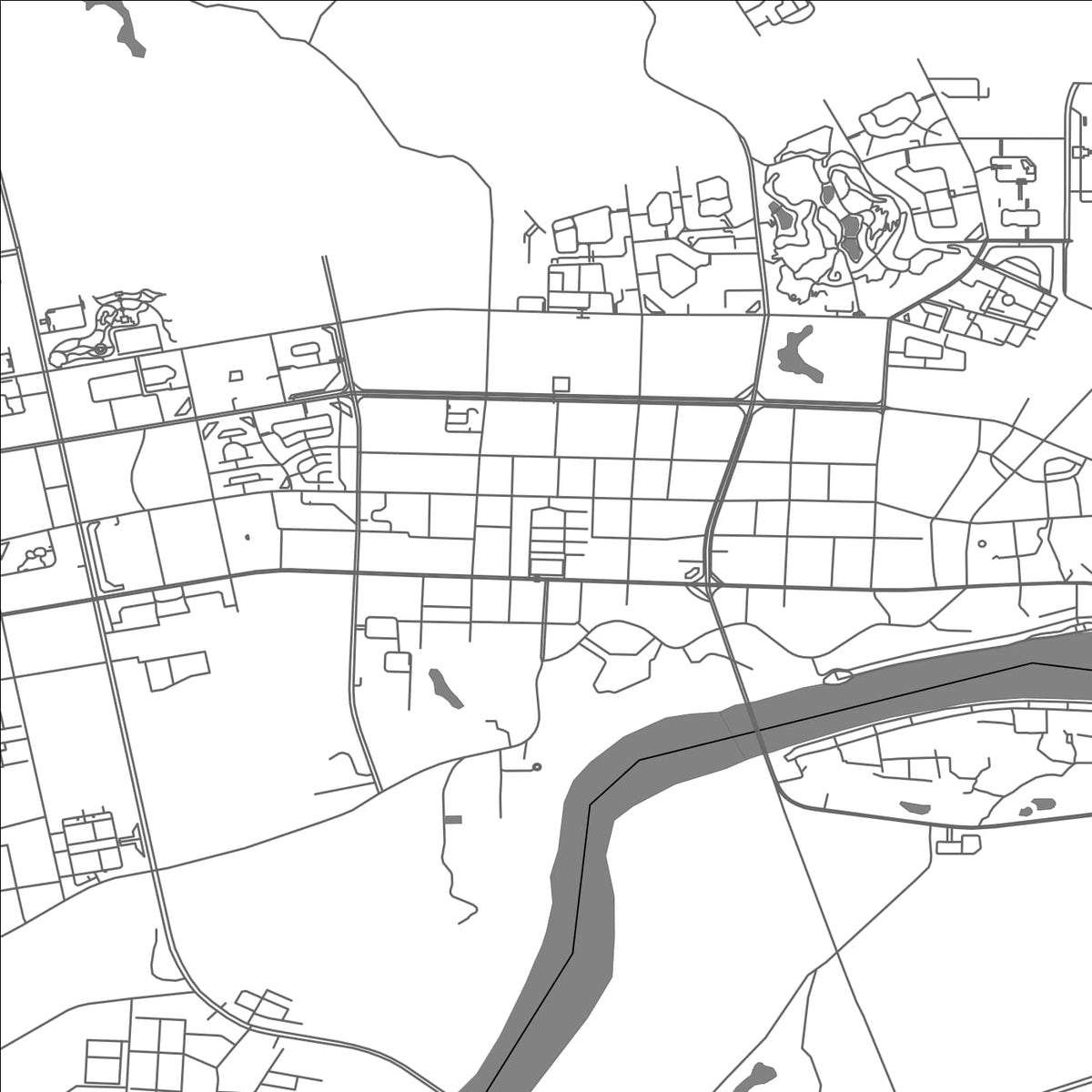ROAD MAP OF FUSHUN, CHINA BY MAPBAKES