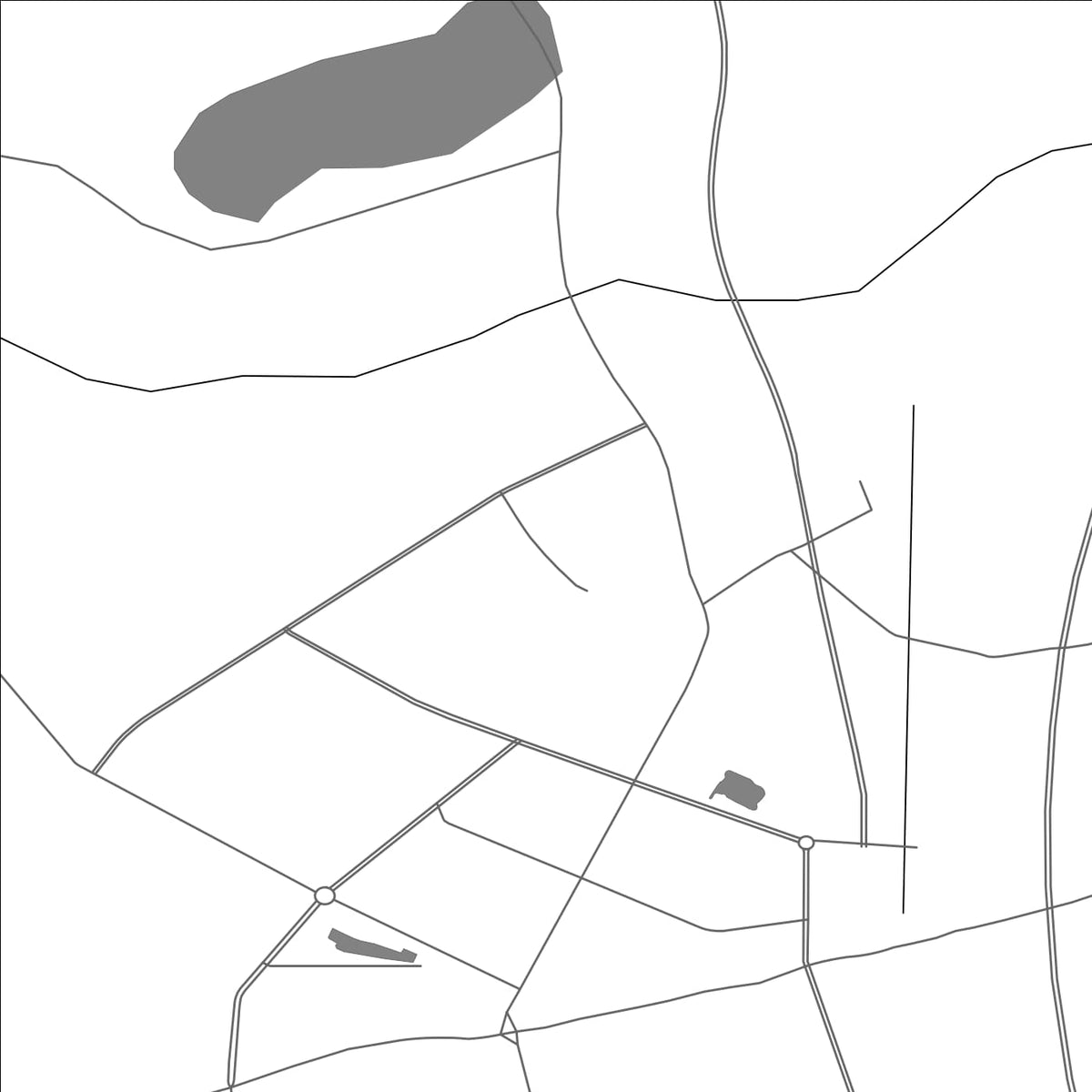 ROAD MAP OF GAOGOU, CHINA BY MAPBAKES