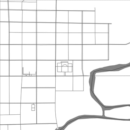 ROAD MAP OF GAOMI, CHINA BY MAPBAKES