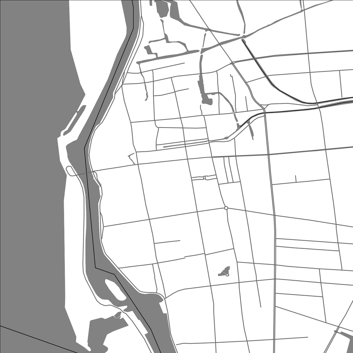 ROAD MAP OF GAOYOU, CHINA BY MAPBAKES