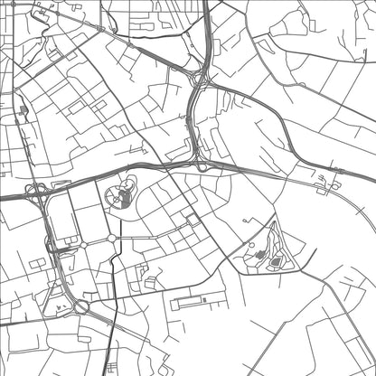 ROAD MAP OF GUANDU, CHINA BY MAPBAKES