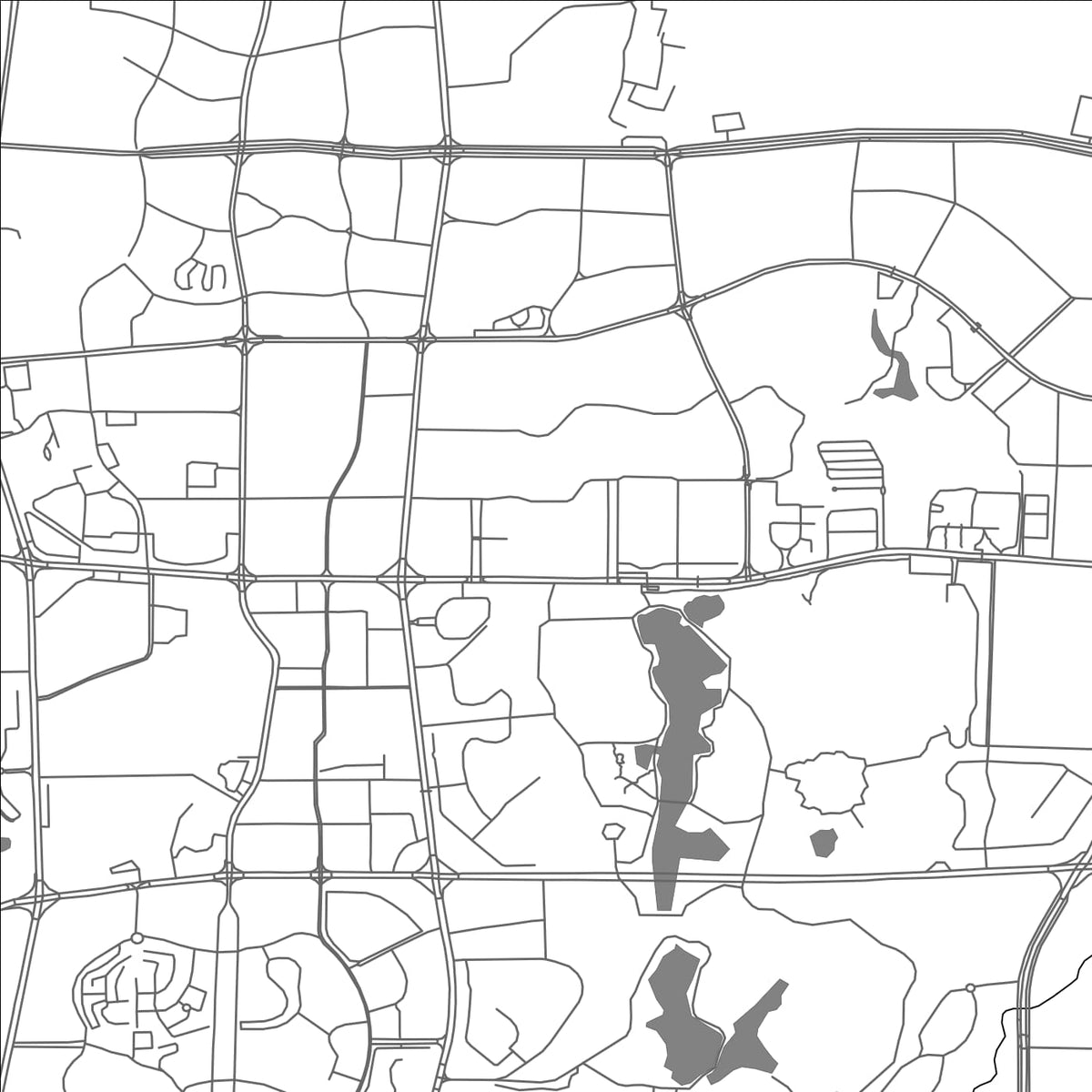 ROAD MAP OF GUIYANG, CHINA BY MAPBAKES