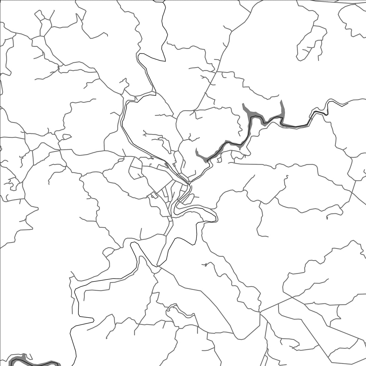 ROAD MAP OF GUXI, CHINA BY MAPBAKES