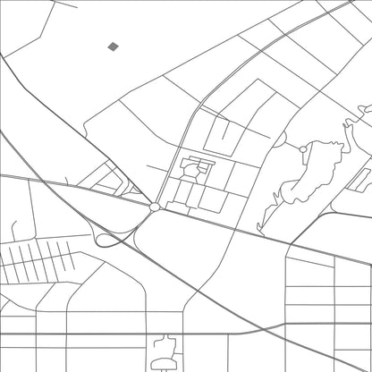 ROAD MAP OF GUYUAN, CHINA BY MAPBAKES
