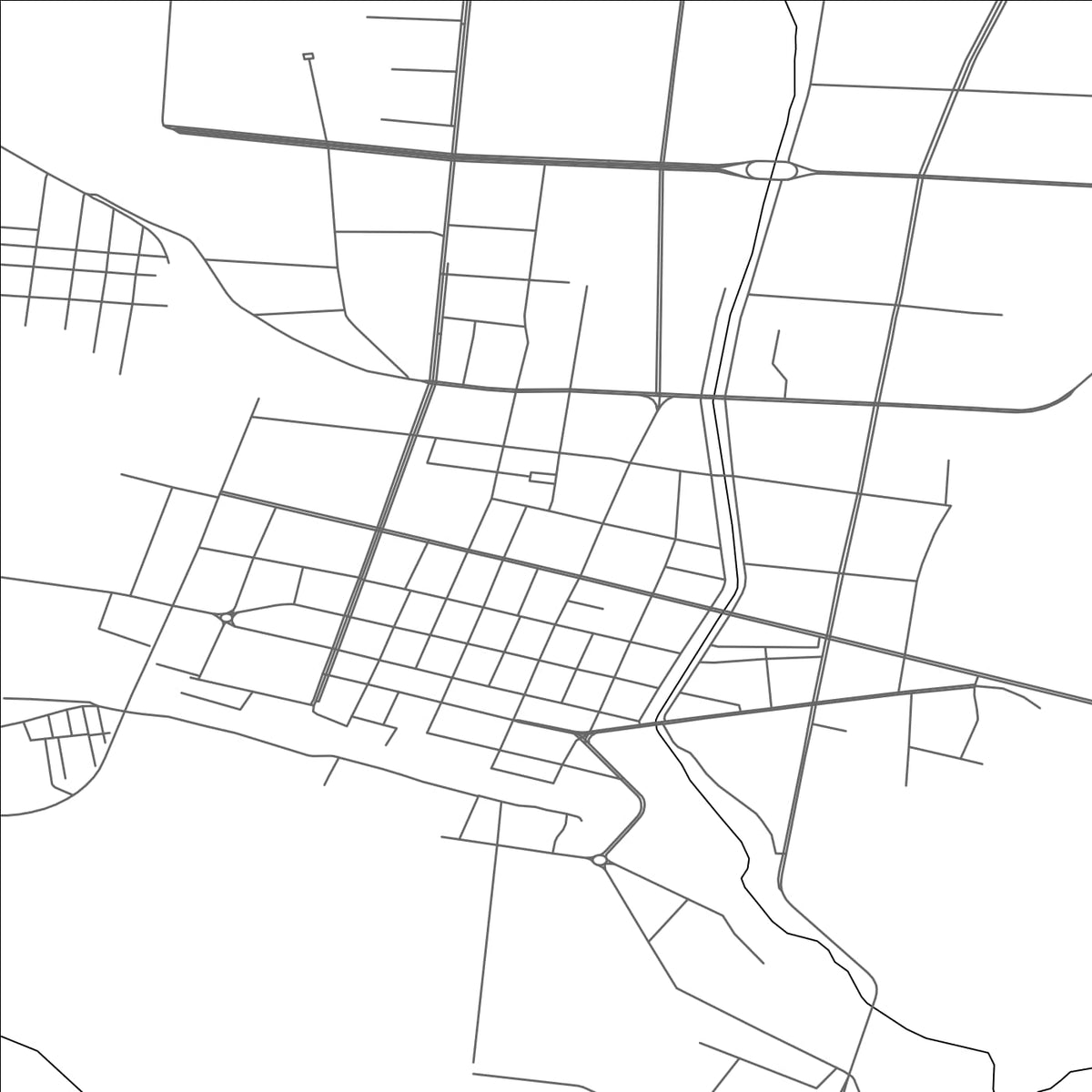 ROAD MAP OF HAILIN, CHINA BY MAPBAKES