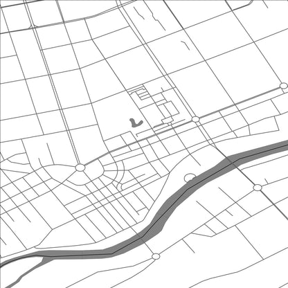 ROAD MAP OF HAIZHOU, CHINA BY MAPBAKES