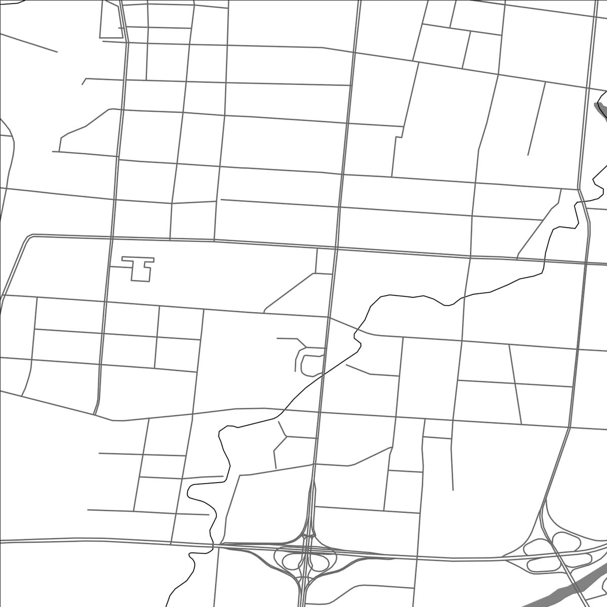 ROAD MAP OF HANDAN, CHINA BY MAPBAKES