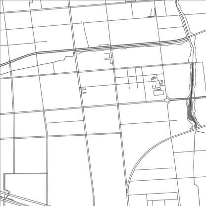 ROAD MAP OF HANTING, CHINA BY MAPBAKES