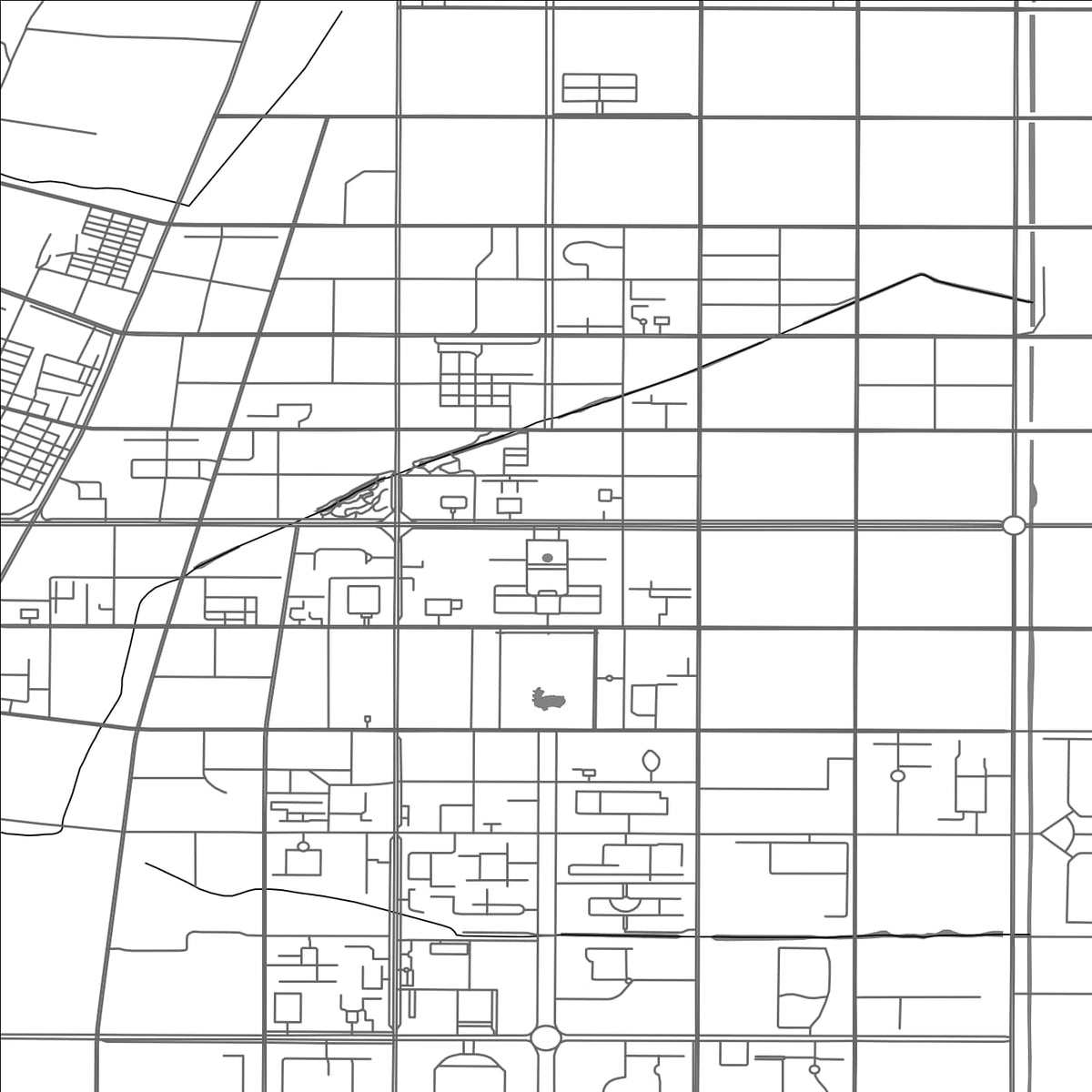 ROAD MAP OF HEBI, CHINA BY MAPBAKES
