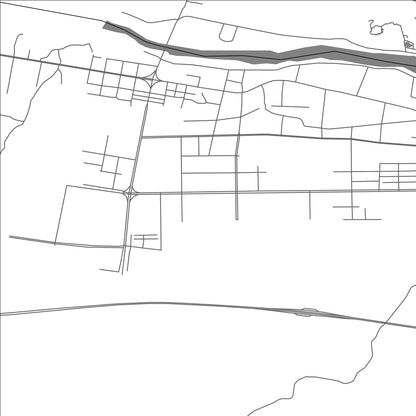 ROAD MAP OF HECHI, CHINA BY MAPBAKES