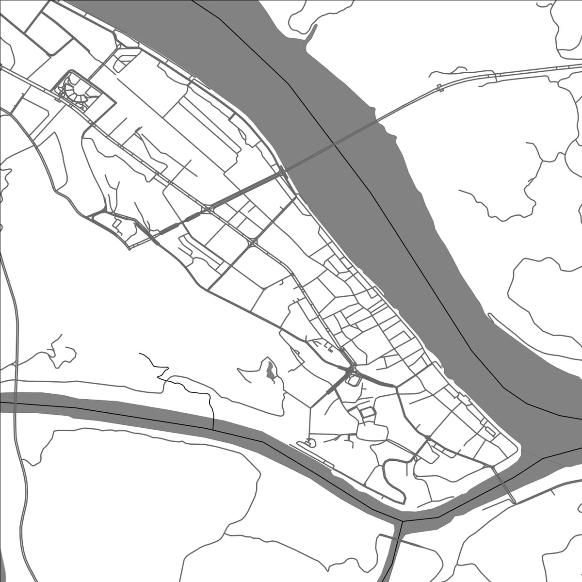 ROAD MAP OF HEJIANG, CHINA BY MAPBAKES