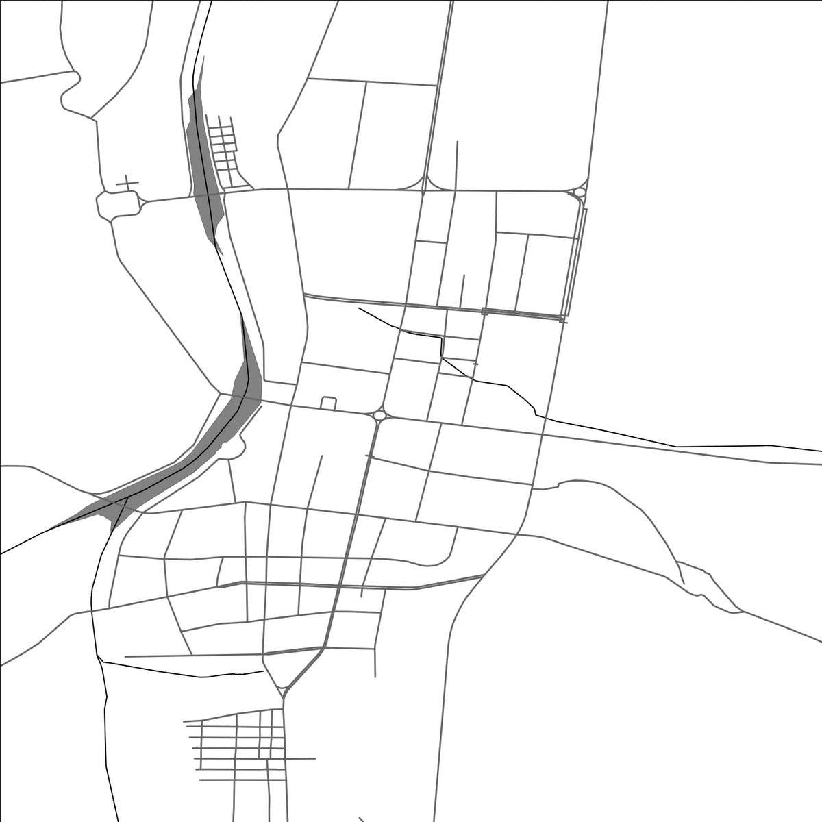 ROAD MAP OF HELONG, CHINA BY MAPBAKES
