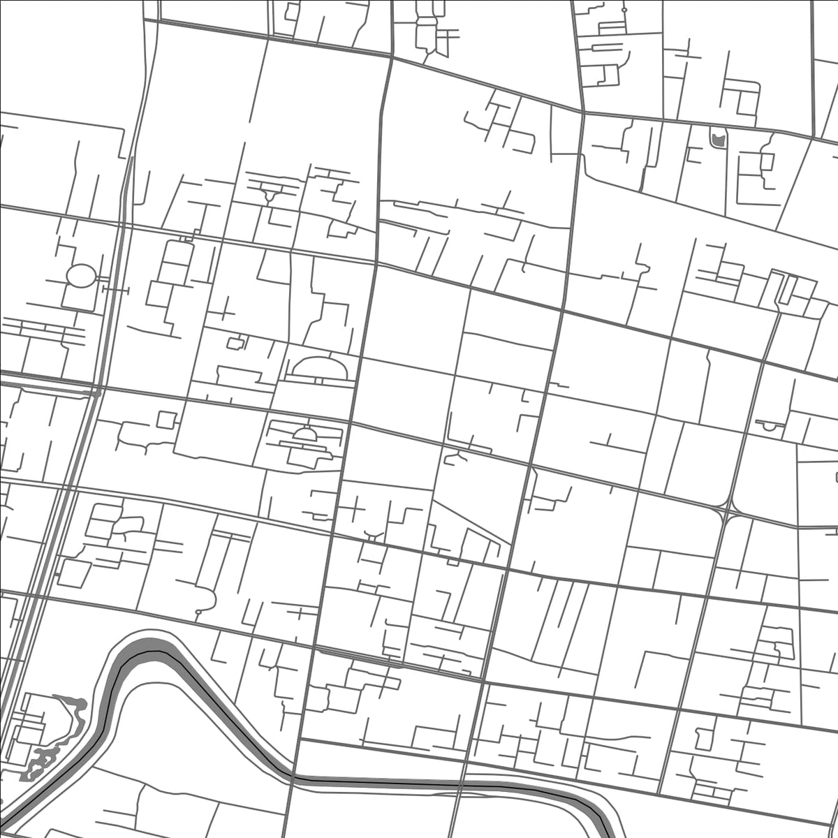 ROAD MAP OF HENGSHUI, CHINA BY MAPBAKES