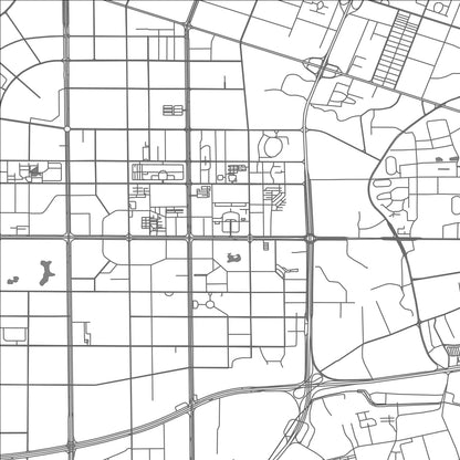 ROAD MAP OF HENGYANG, CHINA BY MAPBAKES