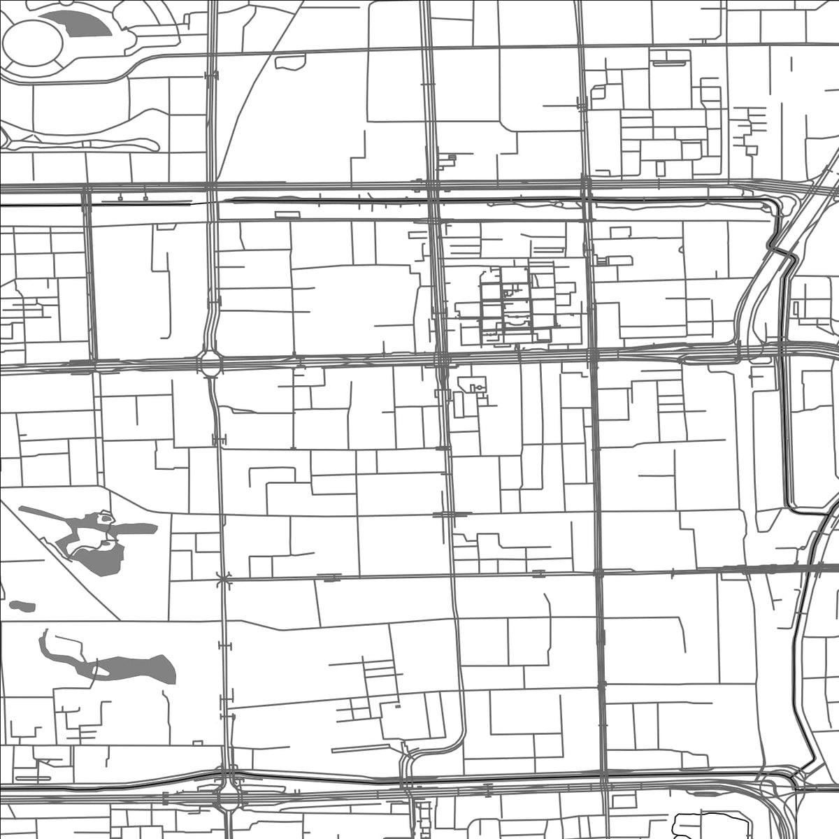 ROAD MAP OF HEPINGJIE, CHINA BY MAPBAKES
