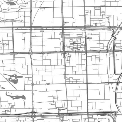 ROAD MAP OF HEPINGJIE, CHINA BY MAPBAKES