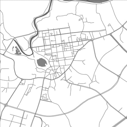 ROAD MAP OF HESHAN, CHINA BY MAPBAKES