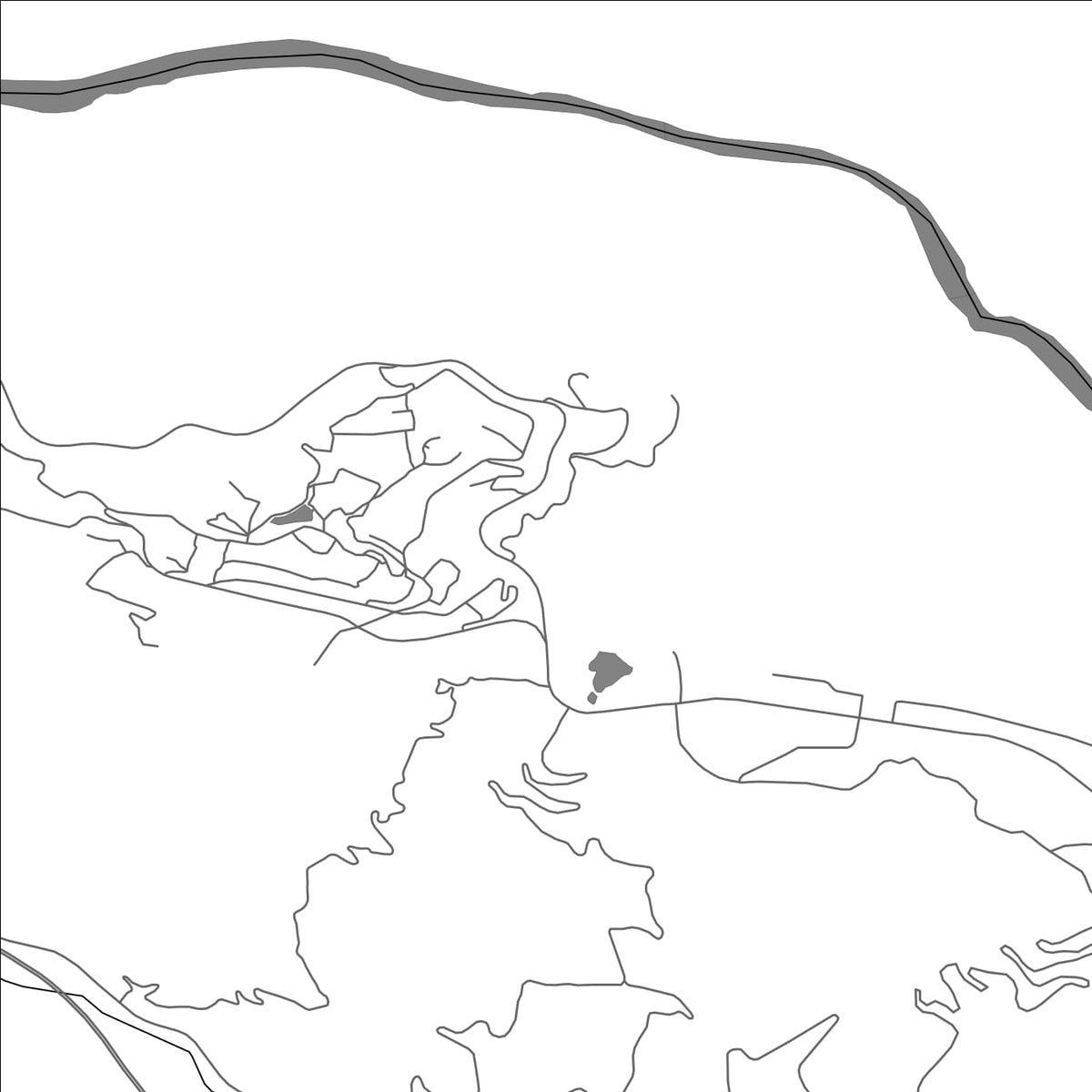 ROAD MAP OF HONGHE, CHINA BY MAPBAKES