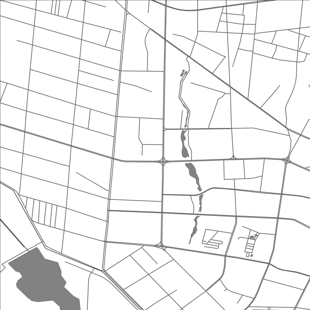ROAD MAP OF HOTAN, CHINA BY MAPBAKES