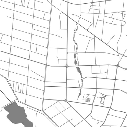 ROAD MAP OF HOTAN, CHINA BY MAPBAKES
