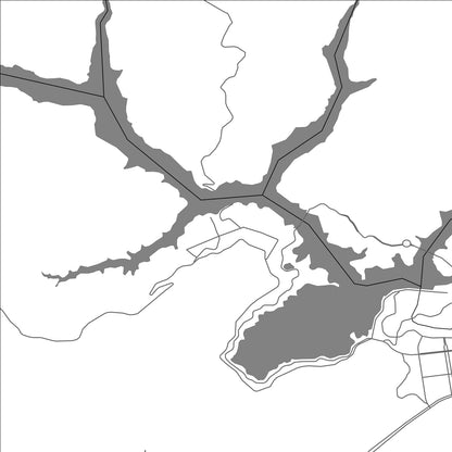 ROAD MAP OF HUACHENG, CHINA BY MAPBAKES