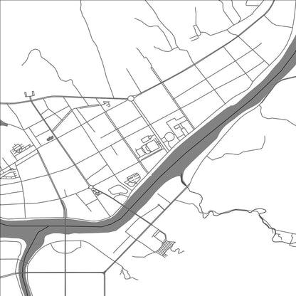 ROAD MAP OF HUANGSHAN, CHINA BY MAPBAKES