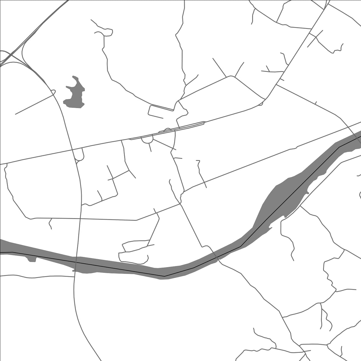 ROAD MAP OF HUFENG, CHINA BY MAPBAKES