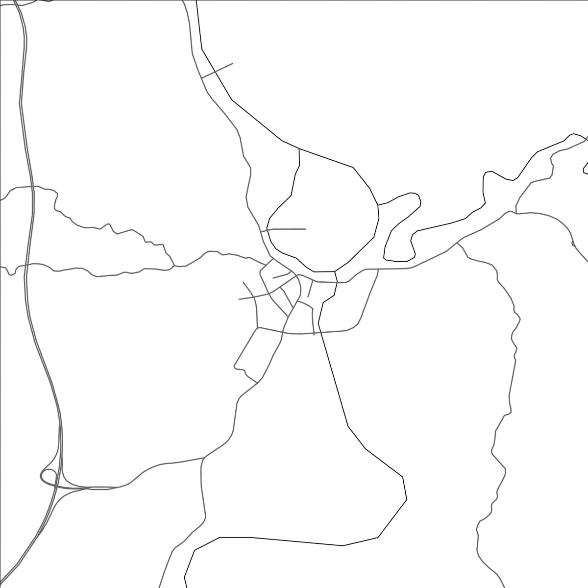 ROAD MAP OF HUGUO, CHINA BY MAPBAKES