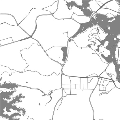 ROAD MAP OF HUICHENG, CHINA BY MAPBAKES