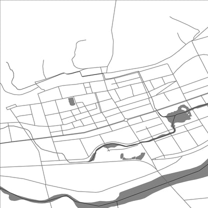 ROAD MAP OF HUINAN, CHINA BY MAPBAKES